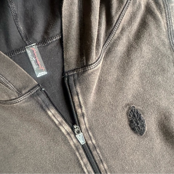 FP Movement Free People Brown Hot Shot Hooded Skortsie Romper Onesie Sz S - Picture 5 of 9